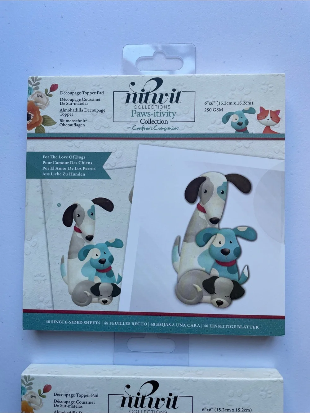 Nitwit Collections Paws-itivity 2 topper pads New